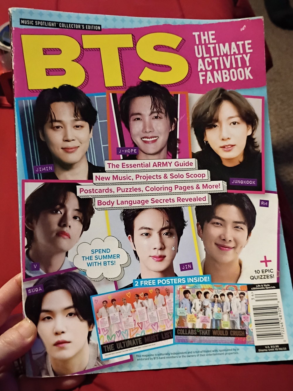 BTS The Ultimate Activity Fanbook - Pink Cover Collector Edition